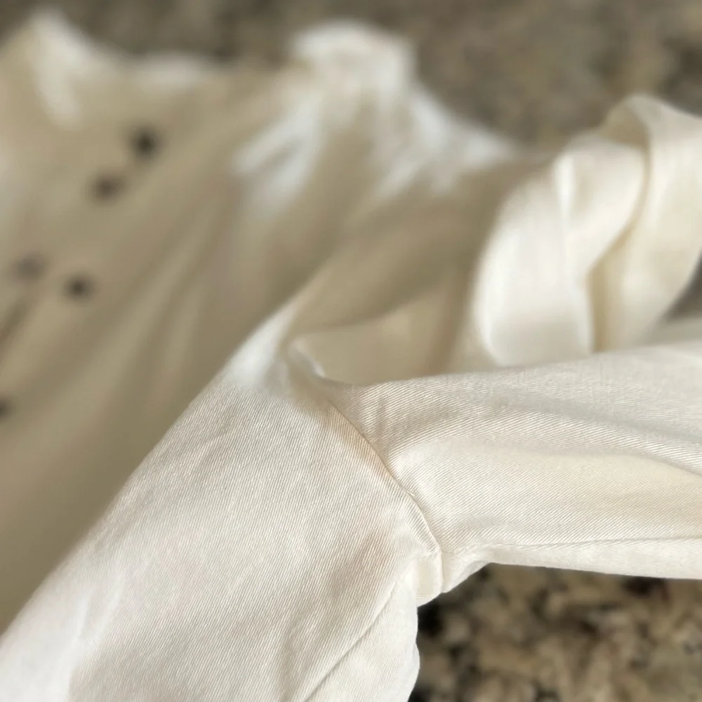 Pomander Place White Button-Down Dress - Picture 9 of 10